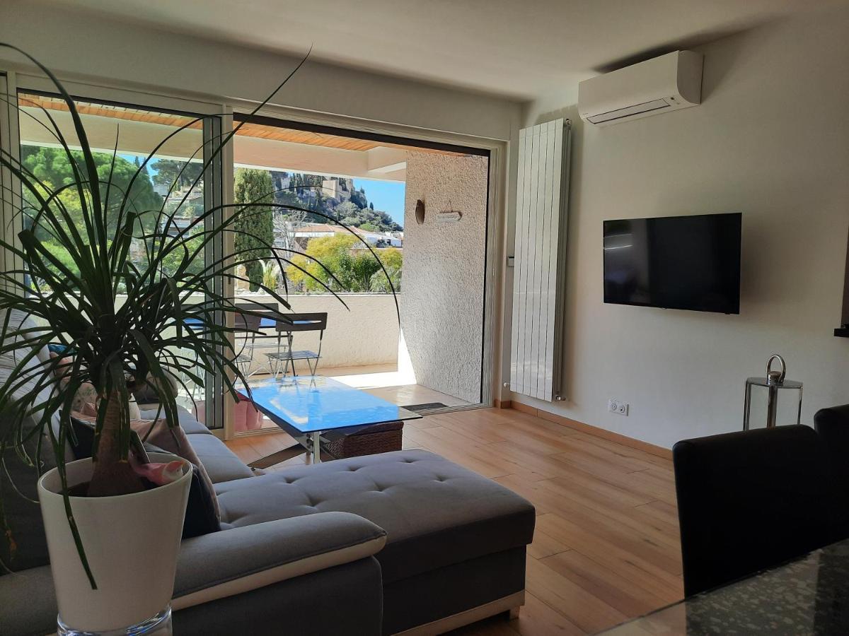 Mon petit Paradis, Cassis centre Apt 90 m2, 200 m Mer, terr plein sud, clim park privé Exterior foto
