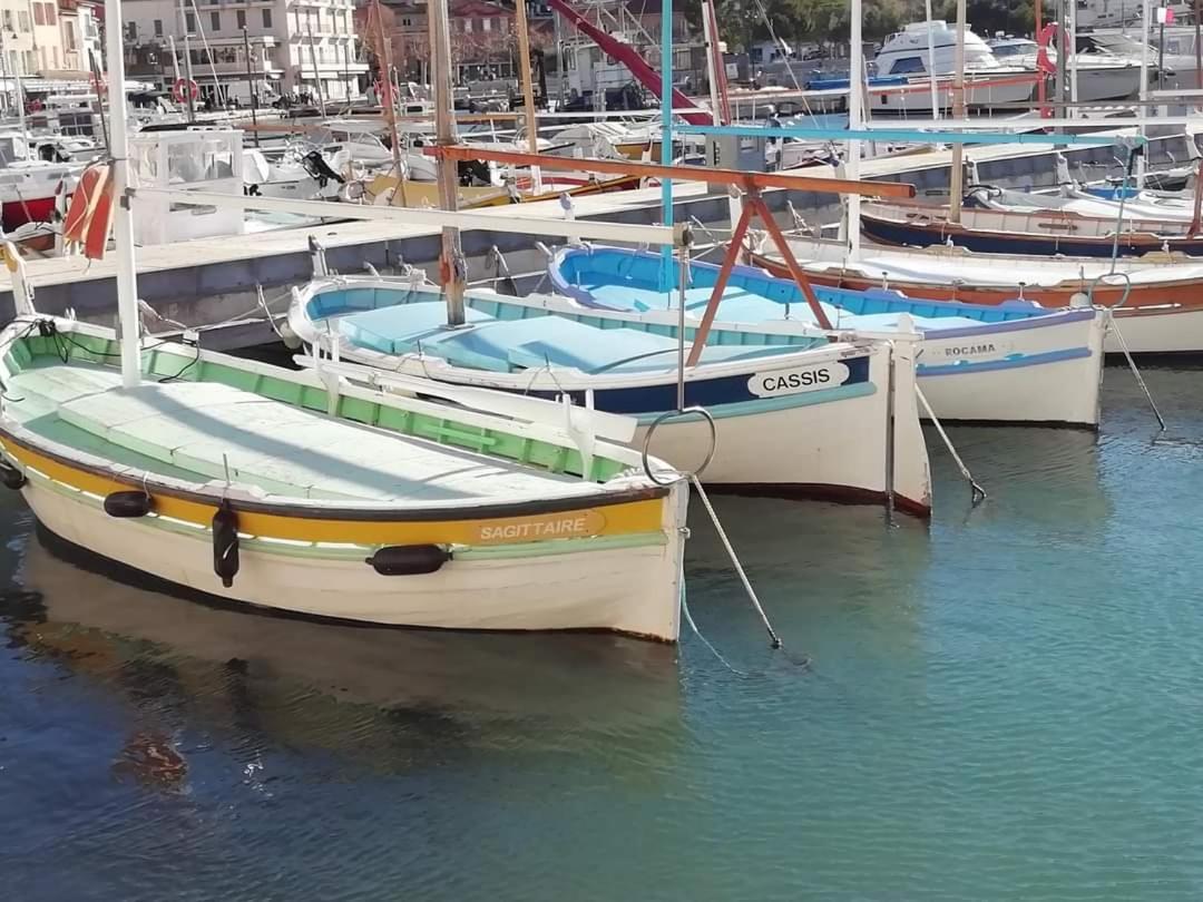 Mon petit Paradis, Cassis centre Apt 90 m2, 200 m Mer, terr plein sud, clim park privé Exterior foto